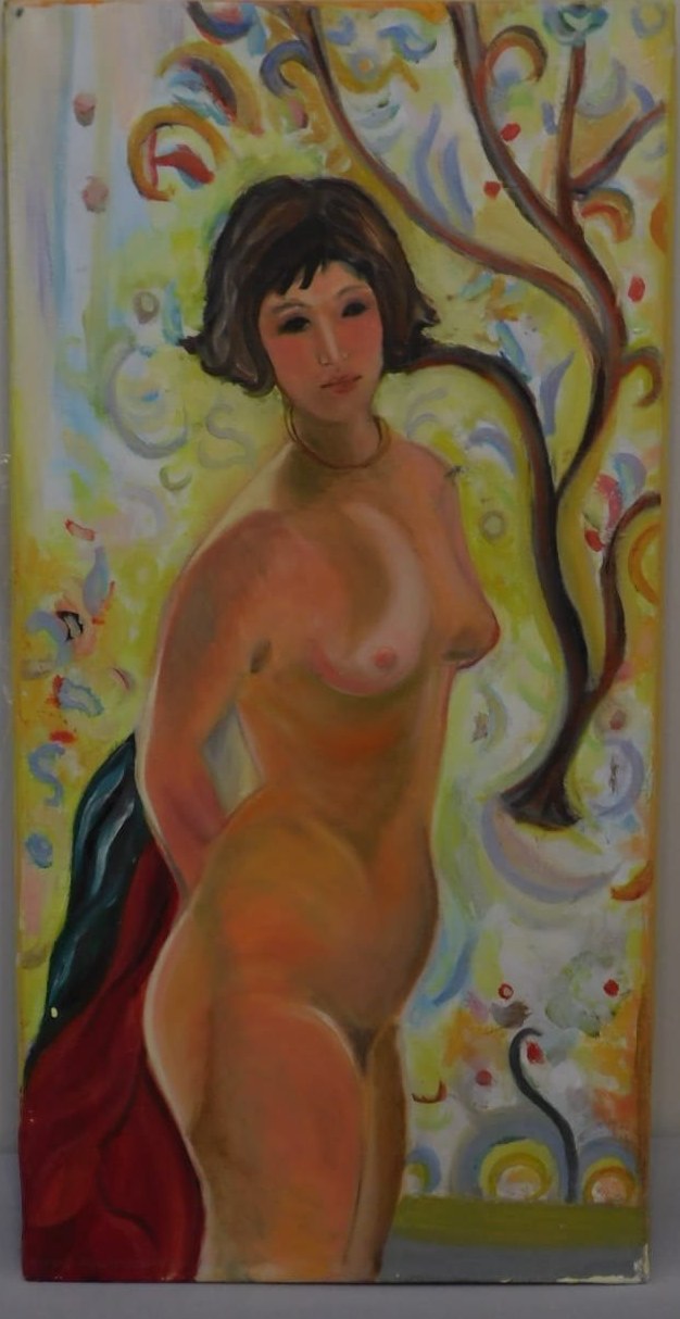 Liegende Figur mit Zweigen von Jacqueline Enkelaar-Ashdown
