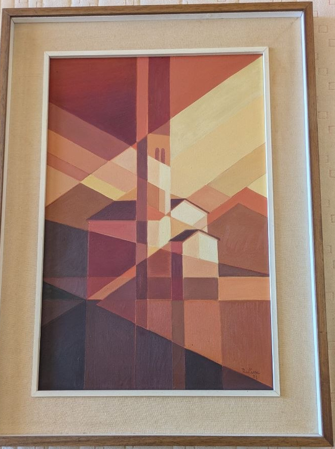 Ohne Titel (Geometrische Komposition) von Ulisse Ronzani