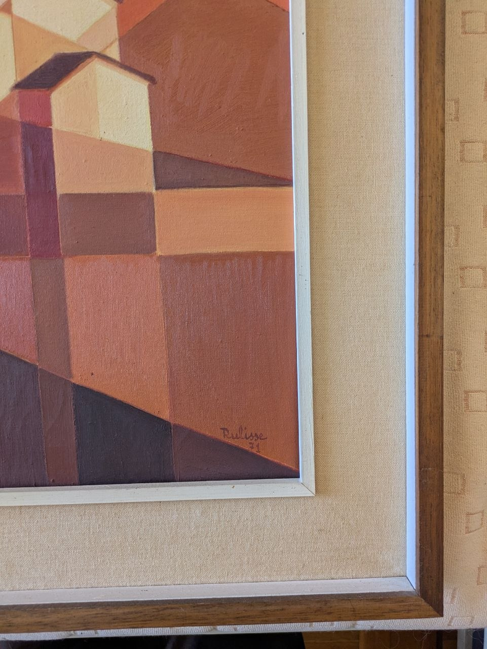 Untitled (Geometric Composition) detail